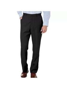 Perry Ellis Men’s Modern Fit Flex Stretch Black Suit Dress Pants 32Wx32L